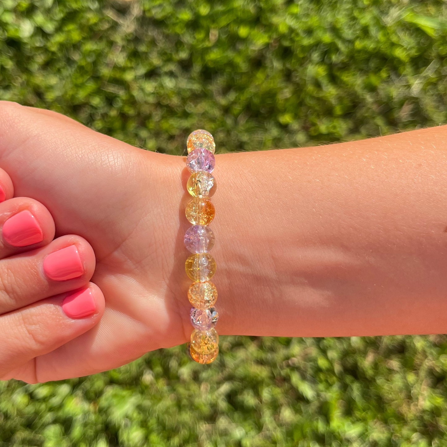 Smiley Bracelet- Yellow