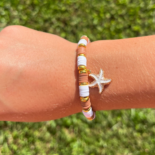 Beige Starfish Bracelet